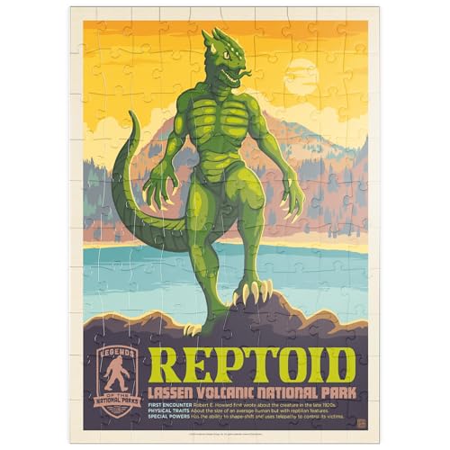 MyPuzzle Legends of The National Parks: Lassen Volcanic's Reptoid - Premium 100 Teile Puzzle - MyPuzzle Sonderkollektion von Anderson Design Group MyPuzzle Legends of The National Parks: Lassen Volcanic's Reptoid - Premium 100 Teile Puzzle - MyPuzzle Sonderkollektion von Anderson Design Group von MyPuzzle.com