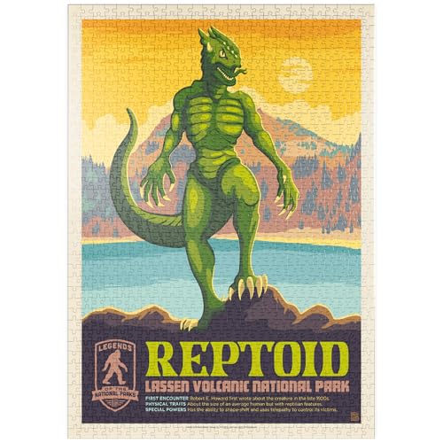 MyPuzzle Legends of The National Parks: Lassen Volcanic's Reptoid - Premium 1000 Teile Puzzle - MyPuzzle Sonderkollektion von Anderson Design Group MyPuzzle Legends of The National Parks: Lassen Volcanic's Reptoid - Premium 1000 Teile Puzzle - MyPuzzle Sonderkollektion von Anderson Design Group von MyPuzzle.com