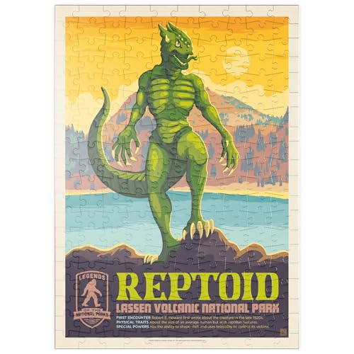 MyPuzzle Legends of The National Parks: Lassen Volcanic's Reptoid - Premium 200 Teile Puzzle - MyPuzzle Sonderkollektion von Anderson Design Group von MyPuzzle.com