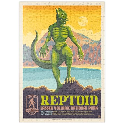 MyPuzzle Legends of The National Parks: Lassen Volcanic's Reptoid - Premium 500 Teile Puzzle - MyPuzzle Sonderkollektion von Anderson Design Group MyPuzzle Legends of The National Parks: Lassen Volcanic's Reptoid - Premium 500 Teile Puzzle - MyPuzzle Sonderkollektion von Anderson Design Group von MyPuzzle.com