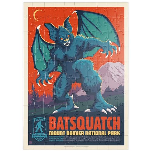 MyPuzzle Legends of The National Parks: Mt Rainier's Batsquatch - Premium 100 Teile Puzzle - MyPuzzle Sonderkollektion von Anderson Design Group MyPuzzle Legends of The National Parks: Mt Rainier's Batsquatch - Premium 100 Teile Puzzle - MyPuzzle Sonderkollektion von Anderson Design Group von MyPuzzle.com