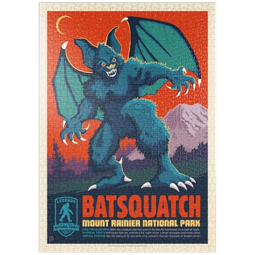 MyPuzzle Legends of The National Parks: Mt Rainier's Batsquatch - Premium 1000 Teile Puzzle - MyPuzzle Sonderkollektion von Anderson Design Group MyPuzzle Legends of The National Parks: Mt Rainier's Batsquatch - Premium 1000 Teile Puzzle - MyPuzzle Sonderkollektion von Anderson Design Group von MyPuzzle.com
