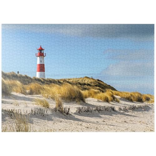 MyPuzzle Leuchtturm von List auf der Insel Sylt, Nordsee - Deutschland - Premium 1000 Teile Puzzle - MyPuzzle Sonderkollektion von Starnberger Spiele MyPuzzle Leuchtturm von List auf der Insel Sylt, Nordsee - Deutschland - Premium 1000 Teile Puzzle - MyPuzzle Sonderkollektion von Starnberger Spiele von MyPuzzle.com