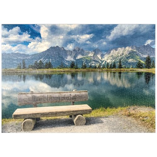 MyPuzzle Lieblingsplatzl am Wilden Kaiser, Österreich, Tirol - Kaisergebirge, Astbergsee - Premium 1000 Teile Puzzle - MyPuzzle Sonderkollektion von Starnberger Spiele MyPuzzle Lieblingsplatzl am Wilden Kaiser, Österreich, Tirol - Kaisergebirge, Astbergsee - Premium 1000 Teile Puzzle - MyPuzzle Sonderkollektion von Starnberger Spiele von MyPuzzle.com