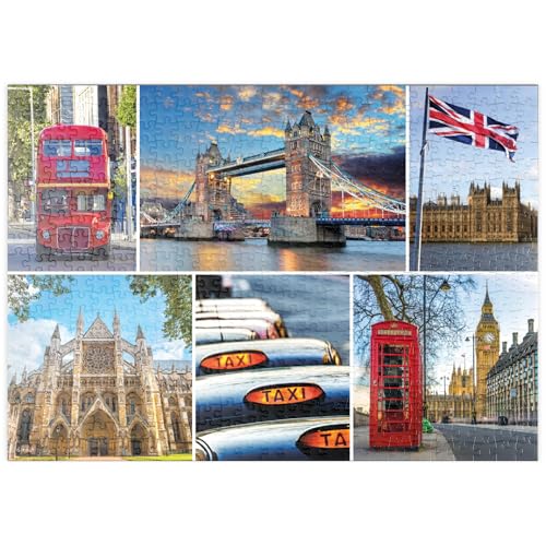 MyPuzzle London - Big Ben, Tower Bridge und Westminster Abbey - Premium 500 Teile Puzzle - MyPuzzle Sonderkollektion von Starnberger Spiele MyPuzzle London - Big Ben, Tower Bridge und Westminster Abbey - Premium 500 Teile Puzzle - MyPuzzle Sonderkollektion von Starnberger Spiele von MyPuzzle.com