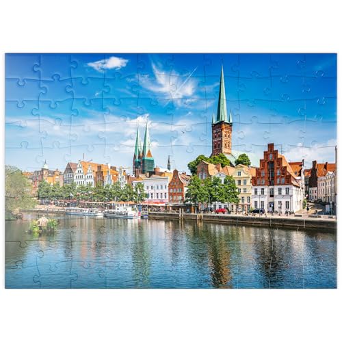 MyPuzzle Lübeck mit der berühmten Marienkirche, Schleswig-Holstein, Deutschland - Premium 100 Teile Puzzle - MyPuzzle Sonderkollektion von Puzzle Galaxy MyPuzzle Lübeck mit der berühmten Marienkirche, Schleswig-Holstein, Deutschland - Premium 100 Teile Puzzle - MyPuzzle Sonderkollektion von Puzzle Galaxy von MyPuzzle.com