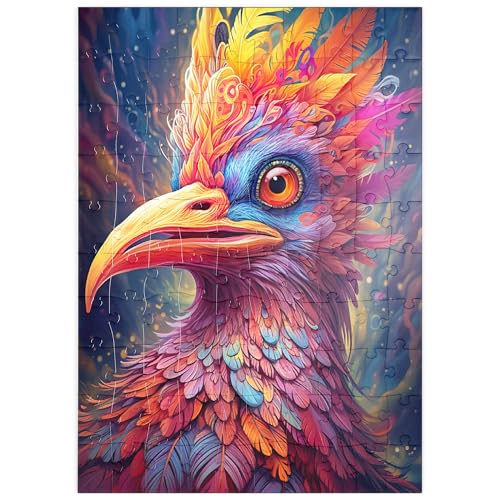 MyPuzzle Majestätischer Fantasievogel mit Buntem Gefieder - Premium 100 Teile Puzzle - MyPuzzle Sonderkollektion von Puzzle Galaxy MyPuzzle Majestätischer Fantasievogel mit Buntem Gefieder - Premium 100 Teile Puzzle - MyPuzzle Sonderkollektion von Puzzle Galaxy von MyPuzzle.com