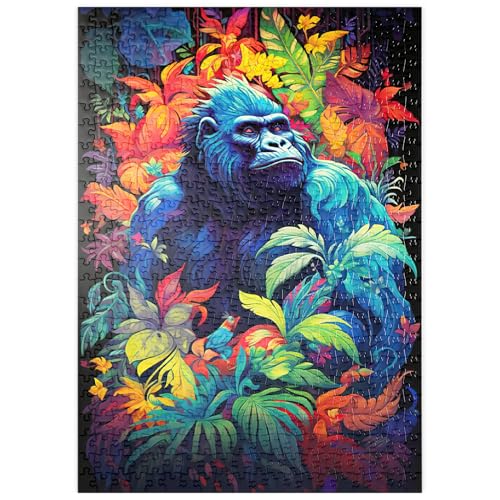 MyPuzzle Majestätischer Gorilla - Premium 500 Teile Puzzle - MyPuzzle Sonderkollektion von Puzzle Galaxy von MyPuzzle.com