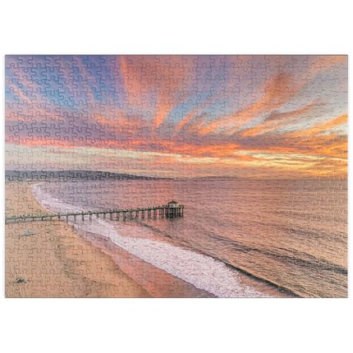 MyPuzzle Manhattan Beach Pier Sonnenuntergang Kalifornien - Premium 500 Teile Puzzle - MyPuzzle Sonderkollektion von Puzzle Galaxy MyPuzzle Manhattan Beach Pier Sonnenuntergang Kalifornien - Premium 500 Teile Puzzle - MyPuzzle Sonderkollektion von Puzzle Galaxy von MyPuzzle.com