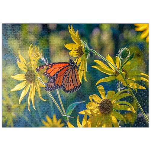 MyPuzzle Monarchfalter auf Sonnenblume – Natürliche Schönheit - Premium 500 Teile Puzzle - MyPuzzle Sonderkollektion von Puzzle Galaxy MyPuzzle Monarchfalter auf Sonnenblume – Natürliche Schönheit - Premium 500 Teile Puzzle - MyPuzzle Sonderkollektion von Puzzle Galaxy von MyPuzzle.com