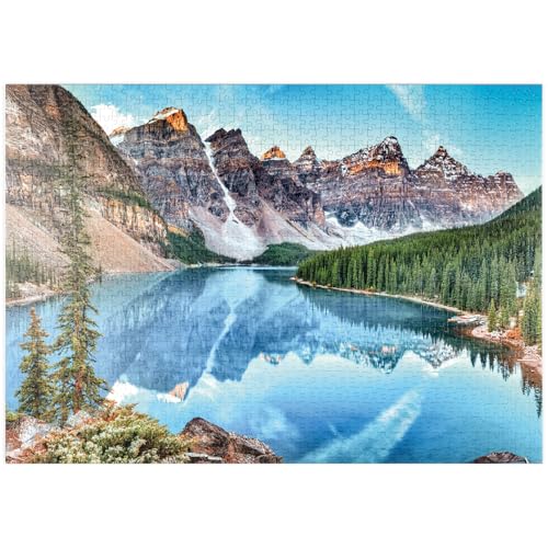 MyPuzzle Moraine Lake - Panorama im Banff National Park, Alberta, Kanada - Premium 1000 Teile Puzzle - MyPuzzle Sonderkollektion von Starnberger Spiele MyPuzzle Moraine Lake - Panorama im Banff National Park, Alberta, Kanada - Premium 1000 Teile Puzzle - MyPuzzle Sonderkollektion von Starnberger Spiele von MyPuzzle.com