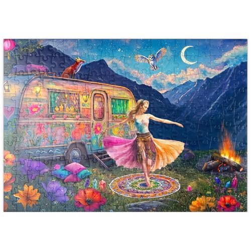 MyPuzzle Mystische Tänzerin unter dem Mond – Boho-Nachtzauber - Premium 200 Teile Puzzle - MyPuzzle Sonderkollektion von Puzzle Galaxy MyPuzzle Mystische Tänzerin unter dem Mond – Boho-Nachtzauber - Premium 200 Teile Puzzle - MyPuzzle Sonderkollektion von Puzzle Galaxy von MyPuzzle.com