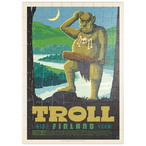 MyPuzzle Mythical Creatures: Troll (Finland) - Premium 100 Teile Puzzle - MyPuzzle Sonderkollektion von Anderson Design Group von MyPuzzle.com