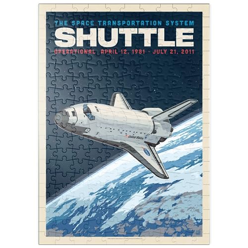 MyPuzzle NASA 1981: Space Shuttle, Vintage Poster - Premium 200 Teile Puzzle - MyPuzzle Sonderkollektion von Anderson Design Group von MyPuzzle.com