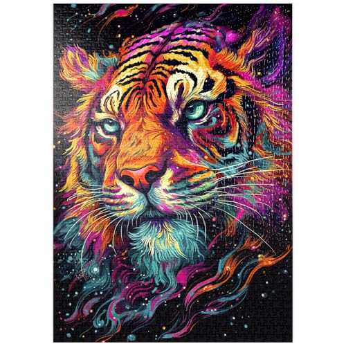 MyPuzzle Neon Tiger - Premium 1000 Teile Puzzle - MyPuzzle Sonderkollektion von Puzzle Galaxy MyPuzzle Neon Tiger - Premium 1000 Teile Puzzle - MyPuzzle Sonderkollektion von Puzzle Galaxy von MyPuzzle.com