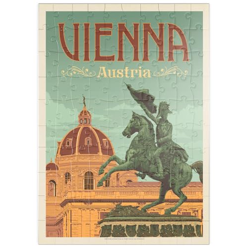 MyPuzzle Österreich: Wien, Vintage Poster - Premium 100 Teile Puzzle - MyPuzzle Sonderkollektion von Anderson Design Group MyPuzzle Österreich: Wien, Vintage Poster - Premium 100 Teile Puzzle - MyPuzzle Sonderkollektion von Anderson Design Group von MyPuzzle.com