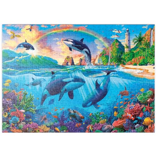 MyPuzzle Orcas im Ozean - Premium 500 Teile Puzzle - MyPuzzle Sonderkollektion von Puzzle Galaxy MyPuzzle Orcas im Ozean - Premium 500 Teile Puzzle - MyPuzzle Sonderkollektion von Puzzle Galaxy von MyPuzzle.com