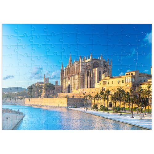 MyPuzzle Panoramasicht auf Palma de Mallorca, Mallorca Balearen, Spanien - Premium 100 Teile Puzzle - MyPuzzle Sonderkollektion von Puzzle Galaxy von MyPuzzle.com