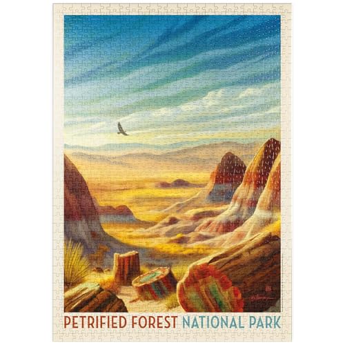 MyPuzzle Petrified Forest National Park: Vom Winde verweht - Premium 1000 Teile Puzzle - MyPuzzle Sonderkollektion von Anderson Design Group von MyPuzzle.com