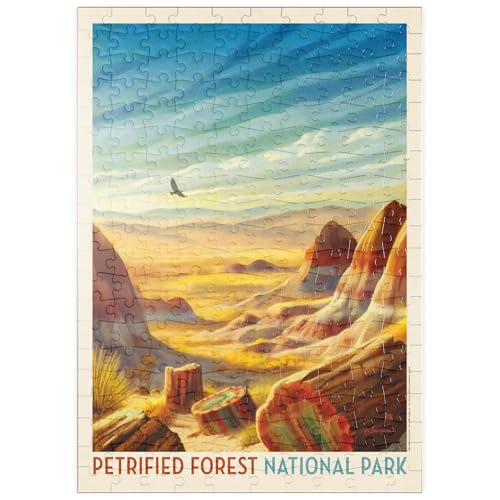 MyPuzzle Petrified Forest National Park: Vom Winde verweht - Premium 200 Teile Puzzle - MyPuzzle Sonderkollektion von Anderson Design Group von MyPuzzle.com