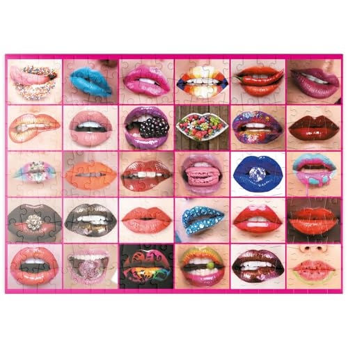 MyPuzzle Piatnik: Beauty Lips/Lippenbekenntnisse - Premium 200 Teile Puzzle - MyPuzzle Sonderkollektion von Piatnik MyPuzzle Piatnik: Beauty Lips/Lippenbekenntnisse - Premium 200 Teile Puzzle - MyPuzzle Sonderkollektion von Piatnik von MyPuzzle.com