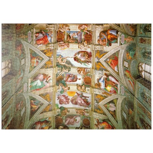 MyPuzzle Piatnik: Deckengemälde der Sixtinischen Kapelle, Michelangelo Buonarroti - Premium 1000 Teile Puzzle - MyPuzzle Sonderkollektion von Piatnik MyPuzzle Piatnik: Deckengemälde der Sixtinischen Kapelle, Michelangelo Buonarroti - Premium 1000 Teile Puzzle - MyPuzzle Sonderkollektion von Piatnik von MyPuzzle.com