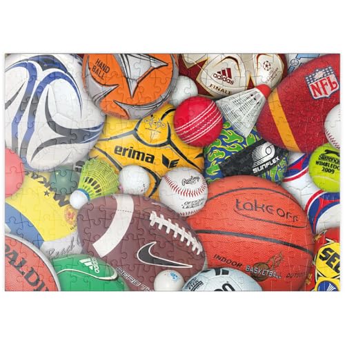 MyPuzzle Piatnik: Sports/Bälle - Premium 200 Teile Puzzle - MyPuzzle Sonderkollektion von Piatnik von MyPuzzle.com