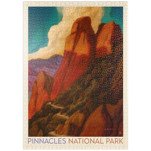 MyPuzzle Pinnacles National Park, Vintage Poster - Premium 1000 Teile Puzzle - MyPuzzle Sonderkollektion von Anderson Design Group MyPuzzle Pinnacles National Park, Vintage Poster - Premium 1000 Teile Puzzle - MyPuzzle Sonderkollektion von Anderson Design Group von MyPuzzle.com