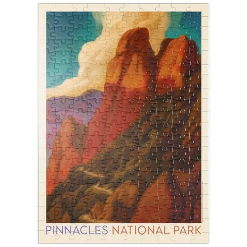 MyPuzzle Pinnacles National Park, Vintage Poster - Premium 200 Teile Puzzle - MyPuzzle Sonderkollektion von Anderson Design Group von MyPuzzle.com