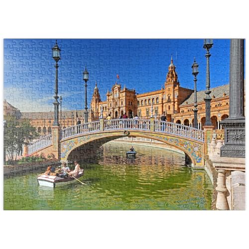 MyPuzzle Plaza de Espana, Sevilla, Andalusien, Spanien - Premium 500 Teile Puzzle - MyPuzzle Sonderkollektion von Puzzle Galaxy MyPuzzle Plaza de Espana, Sevilla, Andalusien, Spanien - Premium 500 Teile Puzzle - MyPuzzle Sonderkollektion von Puzzle Galaxy von MyPuzzle.com