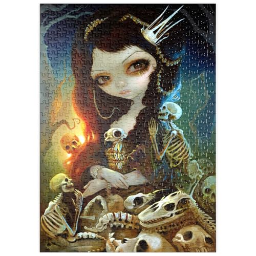 MyPuzzle Prinzessin der Knochen - Jasmine Becket-Griffith - Premium 500 Teile Puzzle - MyPuzzle Sonderkollektion von Tate & Co Puzzles MyPuzzle Prinzessin der Knochen - Jasmine Becket-Griffith - Premium 500 Teile Puzzle - MyPuzzle Sonderkollektion von Tate & Co Puzzles von MyPuzzle.com