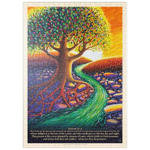 MyPuzzle Psalm 1:1-3, Vintage Poster - Premium 500 Teile Puzzle - MyPuzzle Sonderkollektion von Anderson Design Group MyPuzzle Psalm 1:1-3, Vintage Poster - Premium 500 Teile Puzzle - MyPuzzle Sonderkollektion von Anderson Design Group von MyPuzzle.com