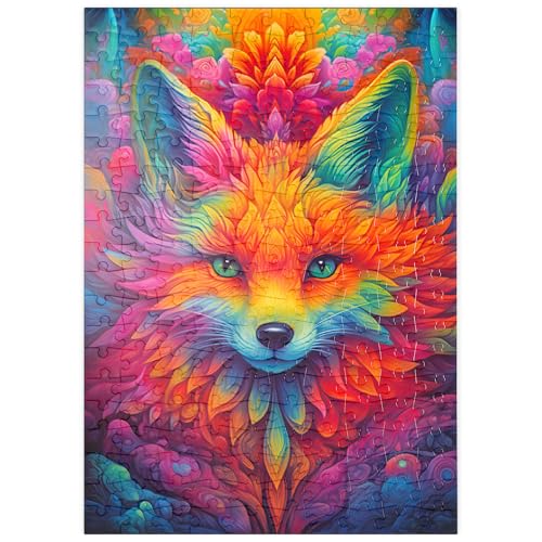 MyPuzzle Psychedelische Fuchs-Illustration – Farbenfrohe Fantasievision - Premium 200 Teile Puzzle - MyPuzzle Sonderkollektion von Puzzle Galaxy MyPuzzle Psychedelische Fuchs-Illustration – Farbenfrohe Fantasievision - Premium 200 Teile Puzzle - MyPuzzle Sonderkollektion von Puzzle Galaxy von MyPuzzle.com