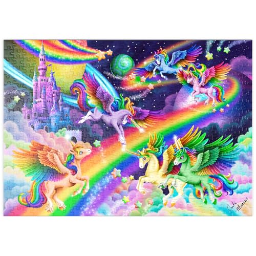 MyPuzzle Rainbow Dreams Unicorns - Carla Morrow - Premium 500 Teile Puzzle - MyPuzzle Sonderkollektion von Tate & Co Puzzles von MyPuzzle.com