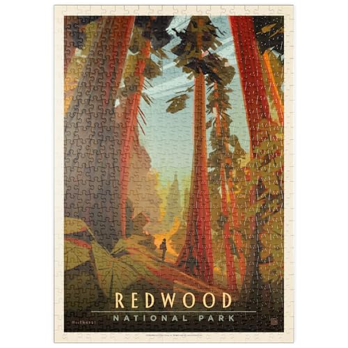 MyPuzzle Redwood National Park: Whispering Wind, Vintage Poster - Premium 500 Teile Puzzle - MyPuzzle Sonderkollektion von Anderson Design Group MyPuzzle Redwood National Park: Whispering Wind, Vintage Poster - Premium 500 Teile Puzzle - MyPuzzle Sonderkollektion von Anderson Design Group von MyPuzzle.com