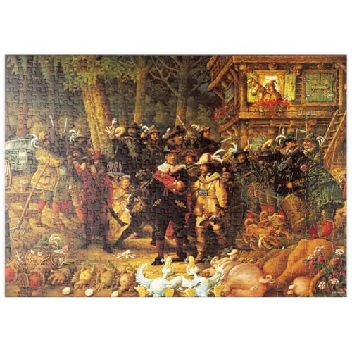 MyPuzzle Rembrandt - Michael Ryba - Cartoon Classics - Premium 500 Teile Puzzle - MyPuzzle Sonderkollektion von Heye Puzzle MyPuzzle Rembrandt - Michael Ryba - Cartoon Classics - Premium 500 Teile Puzzle - MyPuzzle Sonderkollektion von Heye Puzzle von MyPuzzle.com