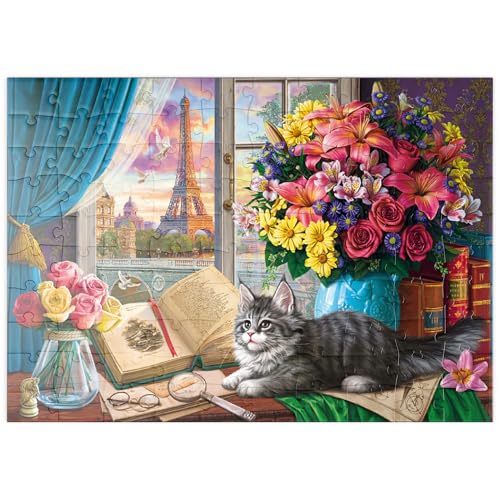 MyPuzzle Romantischer Blick auf den Eiffelturm und Paris - Premium 100 Teile Puzzle - MyPuzzle Sonderkollektion von Puzzle Galaxy MyPuzzle Romantischer Blick auf den Eiffelturm und Paris - Premium 100 Teile Puzzle - MyPuzzle Sonderkollektion von Puzzle Galaxy von MyPuzzle.com