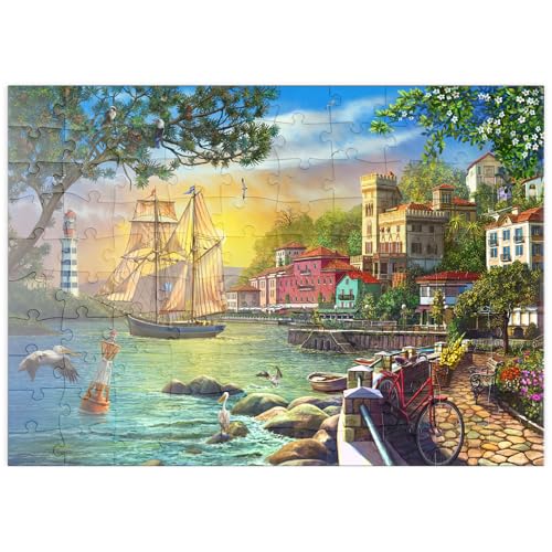 MyPuzzle Romantischer Hafen bei Sonnenuntergang - Premium 100 Teile Puzzle - MyPuzzle Sonderkollektion von Puzzle Galaxy MyPuzzle Romantischer Hafen bei Sonnenuntergang - Premium 100 Teile Puzzle - MyPuzzle Sonderkollektion von Puzzle Galaxy von MyPuzzle.com