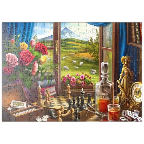 MyPuzzle Rosen und Schach - Landidylle - Premium 200 Teile Puzzle - MyPuzzle Sonderkollektion von Puzzle Galaxy MyPuzzle Rosen und Schach - Landidylle - Premium 200 Teile Puzzle - MyPuzzle Sonderkollektion von Puzzle Galaxy von MyPuzzle.com