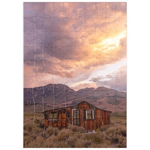 MyPuzzle Rustikale Hüttenruine in der östlichen Sierra bei Sonnenuntergang - Premium 100 Teile Puzzle - MyPuzzle Sonderkollektion von Puzzle Galaxy MyPuzzle Rustikale Hüttenruine in der östlichen Sierra bei Sonnenuntergang - Premium 100 Teile Puzzle - MyPuzzle Sonderkollektion von Puzzle Galaxy von MyPuzzle.com