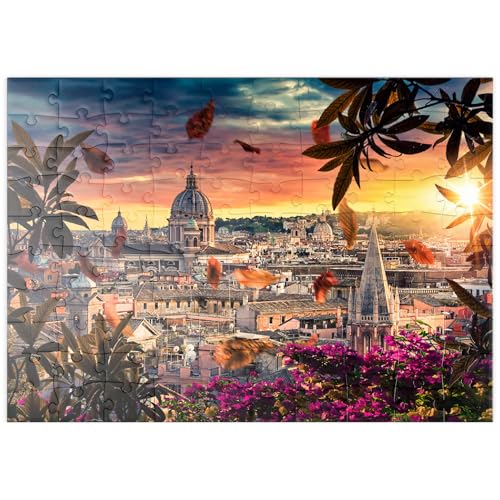 MyPuzzle Schöner Sonnenuntergang über der Stadt Rom am Abend - Premium 100 Teile Puzzle - MyPuzzle Sonderkollektion von Puzzle Galaxy MyPuzzle Schöner Sonnenuntergang über der Stadt Rom am Abend - Premium 100 Teile Puzzle - MyPuzzle Sonderkollektion von Puzzle Galaxy von MyPuzzle.com
