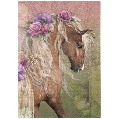 MyPuzzle Schönes Pferd - Laurie Prindle - Premium 1000 Teile Puzzle - MyPuzzle Sonderkollektion von Tate & Co Puzzles von MyPuzzle.com