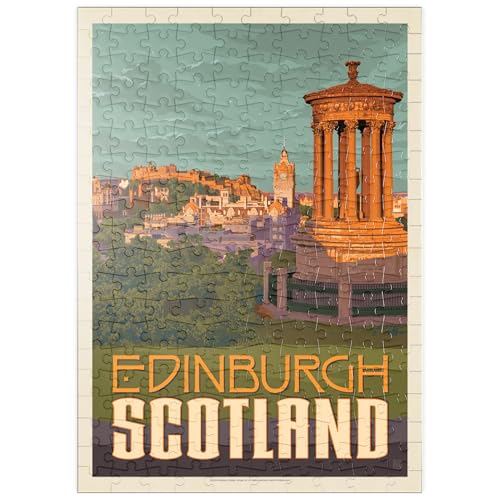 MyPuzzle Schottland: Edinburgh, Vintage Poster - Premium 200 Teile Puzzle - MyPuzzle Sonderkollektion von Anderson Design Group von MyPuzzle.com