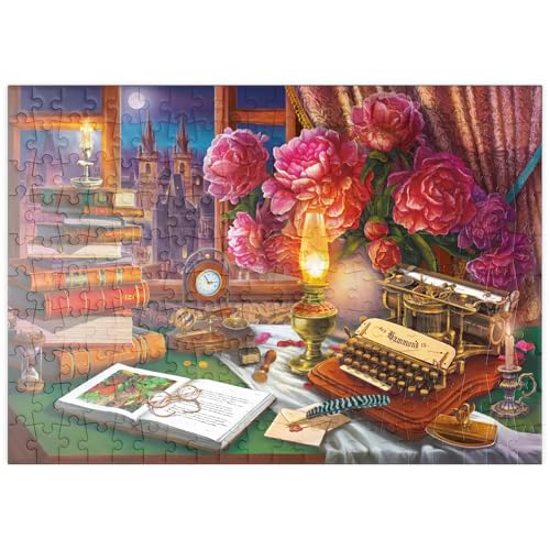 MyPuzzle Schreibkunst in Prag bei Mondschein - Premium 200 Teile Puzzle - MyPuzzle Sonderkollektion von Puzzle Galaxy MyPuzzle Schreibkunst in Prag bei Mondschein - Premium 200 Teile Puzzle - MyPuzzle Sonderkollektion von Puzzle Galaxy von MyPuzzle.com
