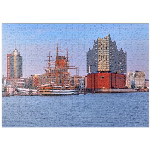 MyPuzzle Segelschiff Amerigo Vespucci an der Überseebrücke im Hafen mit Elbphilharmonie - Premium 500 Teile Puzzle - MyPuzzle Sonderkollektion von Puzzle Galaxy MyPuzzle Segelschiff Amerigo Vespucci an der Überseebrücke im Hafen mit Elbphilharmonie - Premium 500 Teile Puzzle - MyPuzzle Sonderkollektion von Puzzle Galaxy von MyPuzzle.com