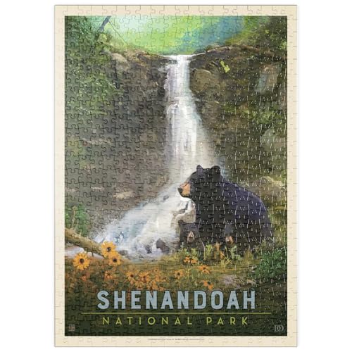 MyPuzzle Shenandoah National Park: Bear Family, Vintage Poster - Premium 500 Teile Puzzle - MyPuzzle Sonderkollektion von Anderson Design Group MyPuzzle Shenandoah National Park: Bear Family, Vintage Poster - Premium 500 Teile Puzzle - MyPuzzle Sonderkollektion von Anderson Design Group von MyPuzzle.com