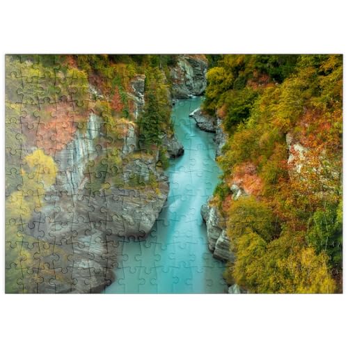 MyPuzzle Shotover River Gorge – Herbst in Queenstown - Premium 200 Teile Puzzle - MyPuzzle Sonderkollektion von Puzzle Galaxy MyPuzzle Shotover River Gorge – Herbst in Queenstown - Premium 200 Teile Puzzle - MyPuzzle Sonderkollektion von Puzzle Galaxy von MyPuzzle.com