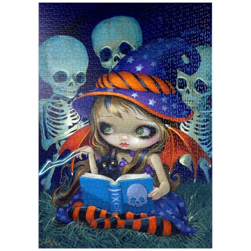 MyPuzzle Skeleton Magic Halloween Fairy - Jasmine Becket-Griffith - Premium 1000 Teile Puzzle - MyPuzzle Sonderkollektion von Tate & Co Puzzles MyPuzzle Skeleton Magic Halloween Fairy - Jasmine Becket-Griffith - Premium 1000 Teile Puzzle - MyPuzzle Sonderkollektion von Tate & Co Puzzles von MyPuzzle.com