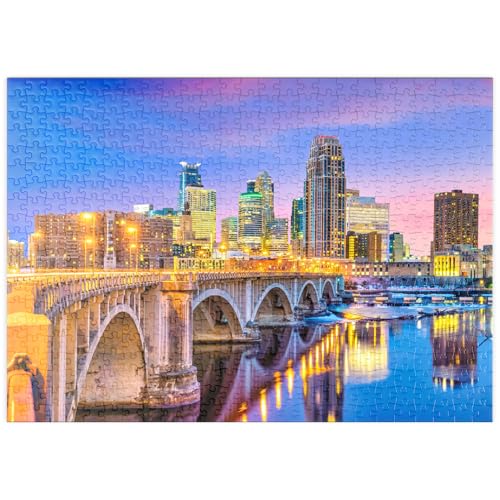 MyPuzzle Skyline der Innenstadt von Minneapolis in Minnesota, USA - Premium 500 Teile Puzzle - MyPuzzle Sonderkollektion von Puzzle Galaxy MyPuzzle Skyline der Innenstadt von Minneapolis in Minnesota, USA - Premium 500 Teile Puzzle - MyPuzzle Sonderkollektion von Puzzle Galaxy von MyPuzzle.com