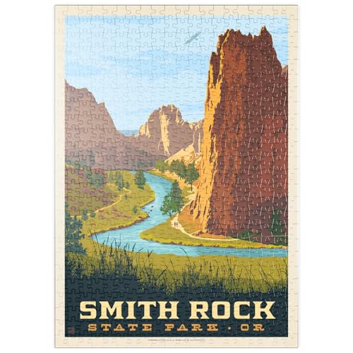 MyPuzzle Smith Rock State Park, Oregon - Premium 500 Teile Puzzle - MyPuzzle Sonderkollektion von Anderson Design Group von MyPuzzle.com